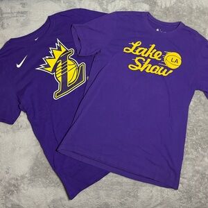 Mens Nike NBA Los Angeles Lakers Graphic Tee Bundle